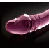 Icicles No. 57 - consolador doble vidrio con forma de pene - rosa