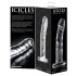 Icicles No. 62 - dildo de vidrio con forma de pene (transparente)