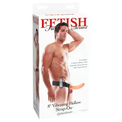   Pipedream - Arnés Fetish con Consolador 8 - consolador hueco con arnés, vibrador (color natural)