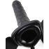 Arnés Fetish 8 - vibrador hueco acoplable (negro)