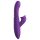 Fantasia Para Ella - Vibrador 3 en 1 con función de empuje y calor (lila)