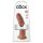 King Cock 9 - realista dildo con ventosa (23cm) - tono oscuro