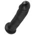 King Cock - consolador realista con ventosa - silicona negra 23 cm
