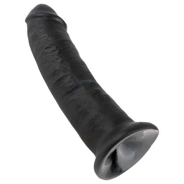King Cock - consolador realista con ventosa - silicona negra 23 cm