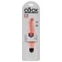 King Cock 7 Stiffy - vibrador realista e impermeable (18 cm) - color natural