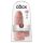 King Cock 9 Chubby - dildo con ventosa y testículos (23cm) - natural