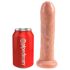 King Cock 7 - Dildo realista (18 cm) - Natural