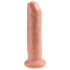 King Cock 7 - Dildo realista (18 cm) - Natural