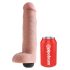 King Cock 10 - Dildo Realista con Eyaculación (25cm) - Natural