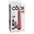 King Cock 11 - Consolador realista con efecto de eyaculación (28 cm) - natural