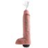 King Cock 11 - Dildo realista que eyacula (28cm) - natural