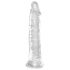 King Cock Clear 8 - ventosa, gran consolador (20cm)