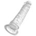 King Cock Clear 8 - gran consolador con ventosa (20 cm)