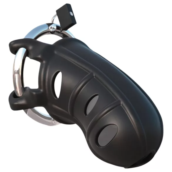 C-Ringz - jaula para pene de silicona - negro