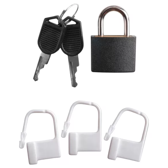 C-Ringz - jaula para pene de silicona - negro