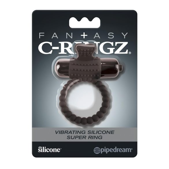 Pipedream Fantasy C-Ringz - anillo vibrador para pene (negro)