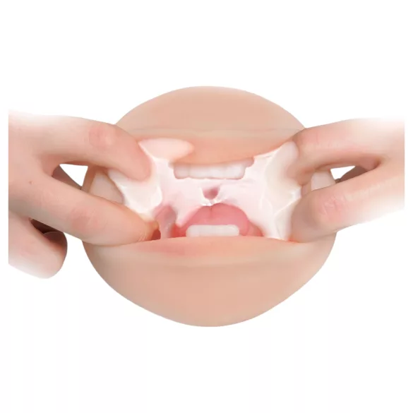 Fuck Me Silly To Go - masturbador oral realista - color natural