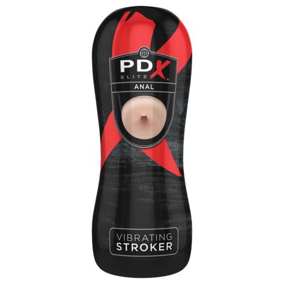 PDX Elite - masturbador anal vibrador - color natural