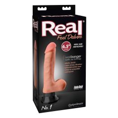   Real Feel Deluxe No.1 - vibrador realista para ella (natural)