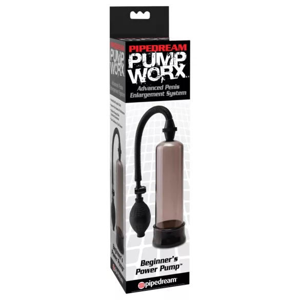Pump Worx - bomba para pene - principiantes - negro