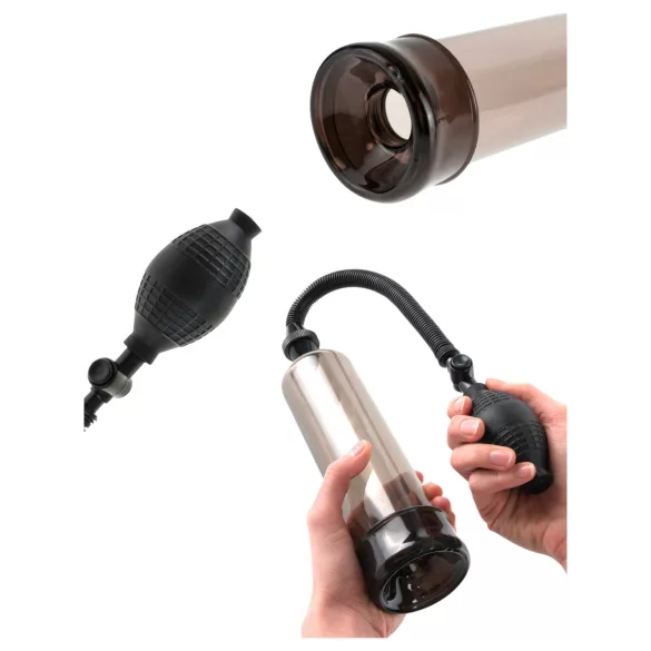 Pump Worx - bomba para pene - principiantes - negro