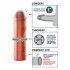 X-TENSION Perfect 1 - Funda realista para pene (17,7 cm) - color natural