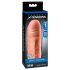 X-TENSION Mega 1 - funda realista para pene (17,7 cm) - natural
