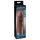 X-TENSION Mega 2 - funda realista para pene (20,3cm) - tono oscuro