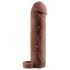 X-TENSION Perfect 2 - Anillo y Funda de Pene (19cm) - Tono Natural Oscuro