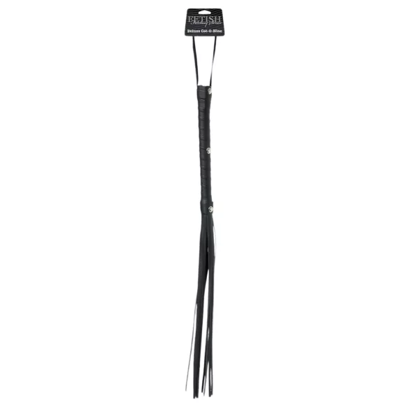 Pipedream - Fetish Fantasy Deluxe Cat-O-Nine - látigo de nueve colas - negro (65 cm)