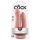 King Cock Doble Penetrador - Dildo doble realista (color piel)