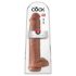 King Cock 15 - Dildo Gigante (38 cm) - Color Oscuro Natural