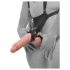 King Cock Strap-On 10 - consolador hueco de 25 cm