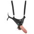 Arnés con consolador hueco King Cock 25 cm