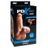 PDX Reach Around - 2en1 trasero artificial y funda para pene (natural)