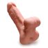 PDX Reach Around - 2en1 trasero artificial y funda para pene (natural)