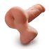PDX Reach Around - 2en1 trasero artificial y funda para pene (natural)