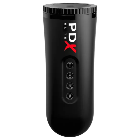 PDX Moto Blower - masturbador succionador vibrador - silicona negra