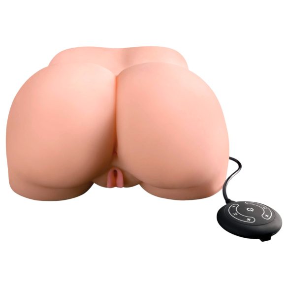 PDX Elite Milk Me Silly - masturbador con vibración (natural)