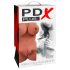 PDX Perfect DD's - torso con doble placer - (marrón)