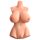 PDX Perfect 10 - Masturbador Torso Grande (Natural)