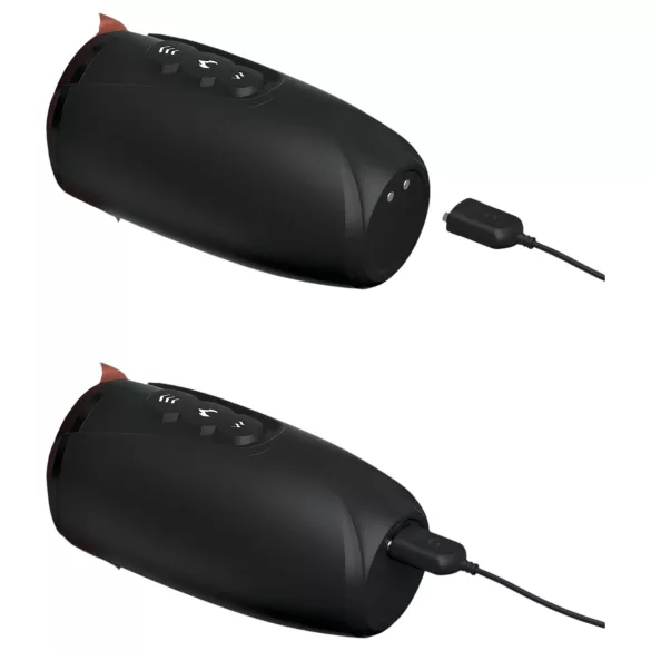 King Cock Plus 7,5 - consolador realista con testículos vibrador marrón