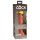 King Cock Elite 6 - dildo realista con ventosa (15cm) - oscuro