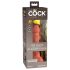 King Cock Elite 6 - dildo realista con ventosa (15cm) - oscuro