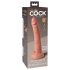 King Cock Elite 7" - consolador realista con ventosa (18cm) - natural