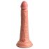 Dildo realista King Cock Elite 18 cm con ventosa - Natural