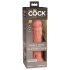 King Cock Elite 8 - Dildo Realista con Ventosa (20cm) - Natural