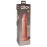 King Cock Elite 9 - consolador realista con ventosa (23cm) - natural