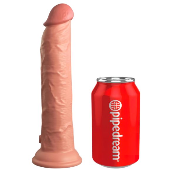 King Cock Elite 9 - dildo realista con ventosa - 23 cm - color natural