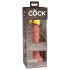 Rey Cock Elite 6 - Vibrador con ventosa (15cm) - Natural